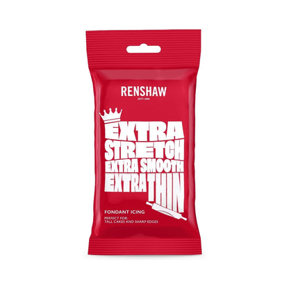 Renshaw Extra Stretch Extra Smooth Extra Thin White Fondant Icing 250g