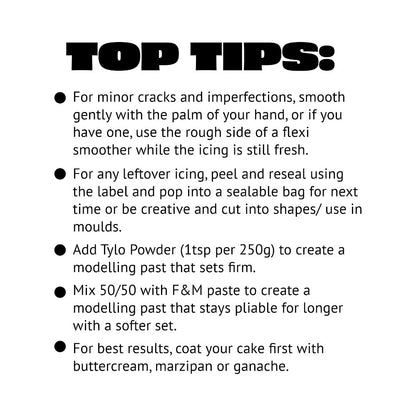 Renshaw Extra Stretch Extra Smooth Extra Thin White Fondant Icing 250g