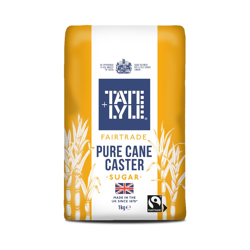 Tate & Lyle Fairtrade Pure Cane Caster Sugar 1kg