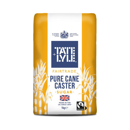 Tate & Lyle Fairtrade Pure Cane Caster Sugar 1kg