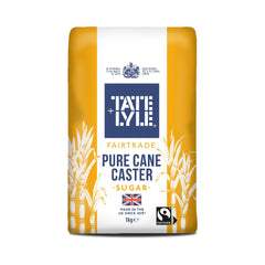 Tate & Lyle Fairtrade Pure Cane Caster Sugar 1kg