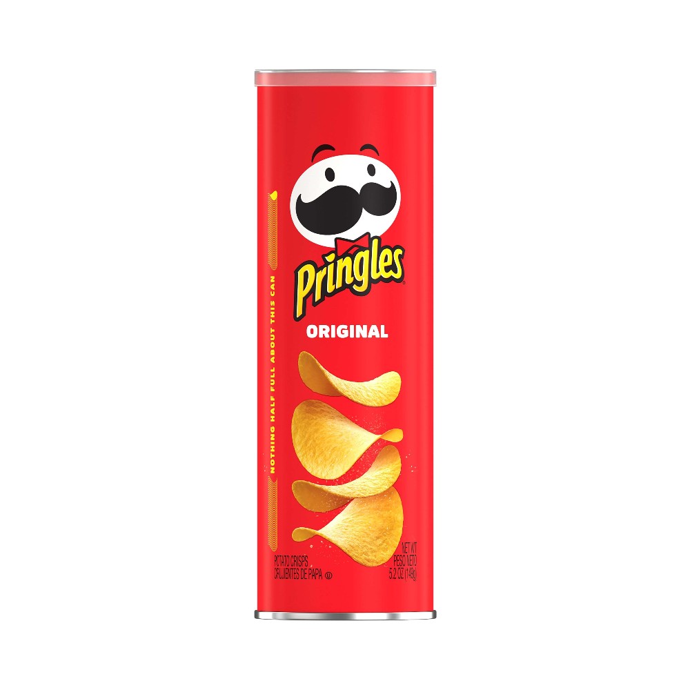 Pringles Original Potato Crisps Can 5.2oz (149g)