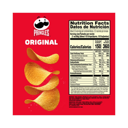 Pringles Original Potato Crisps Can 2.5oz (67g)
