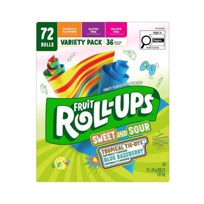 Fruit Roll Ups Sweet and Sour 72's 1.02kg