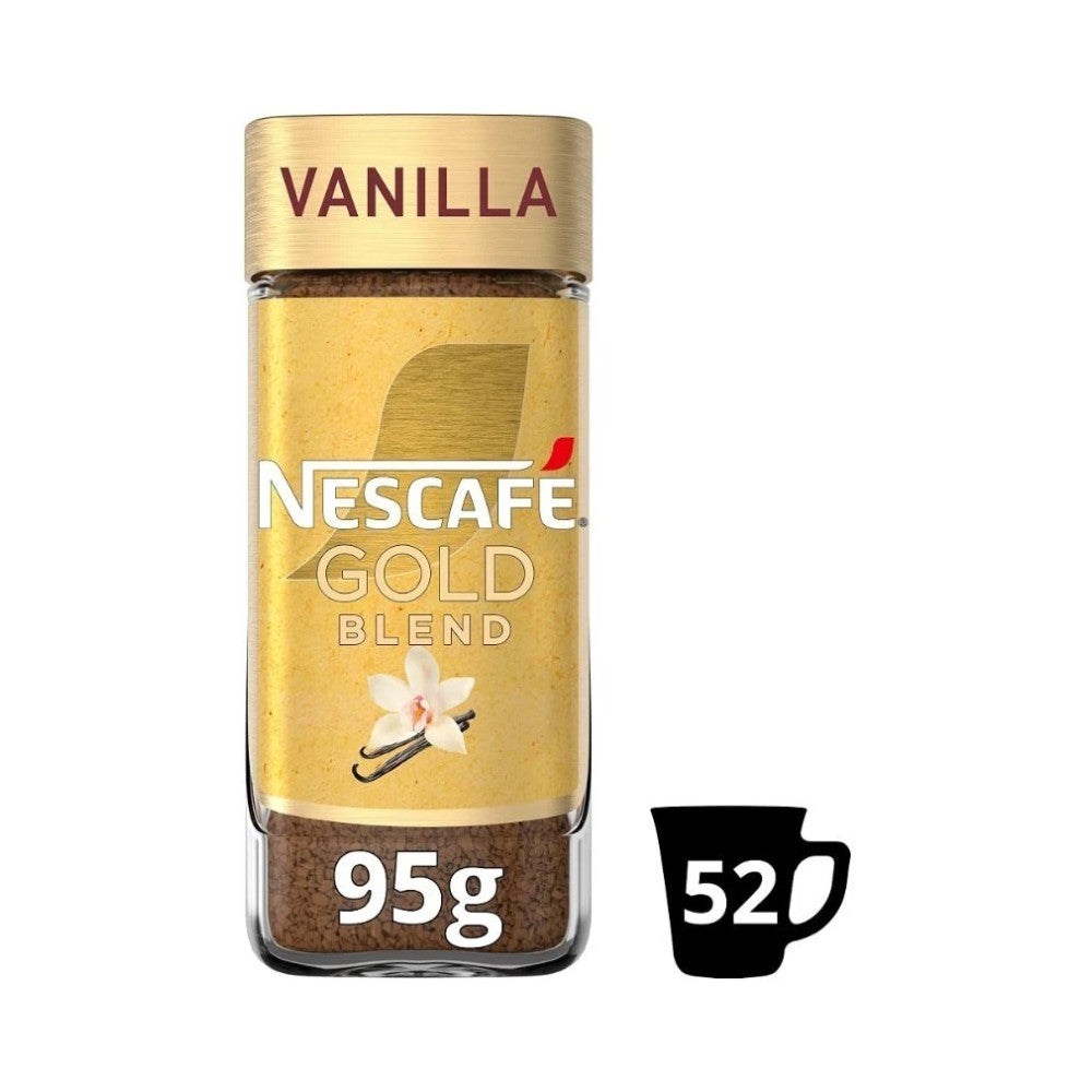 Nescafe Gold Blend Smooth Vanilla Instant Coffee Jar 95g