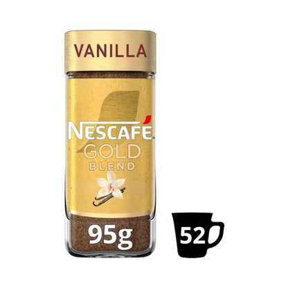 Nescafe Gold Blend Smooth Vanilla Instant Coffee Jar 95g