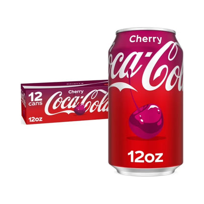 Coca Cola Cherry Cans 355ml - Pack of 12