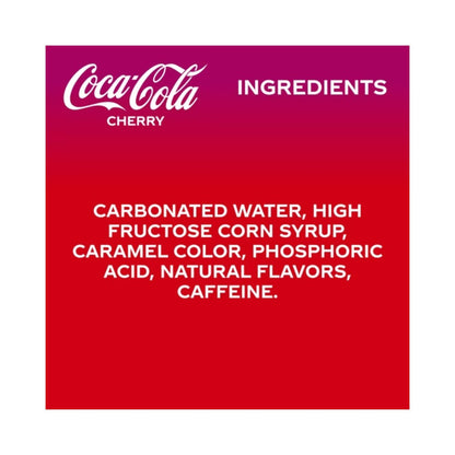 Coca Cola Cherry Cans 355ml - Pack of 12