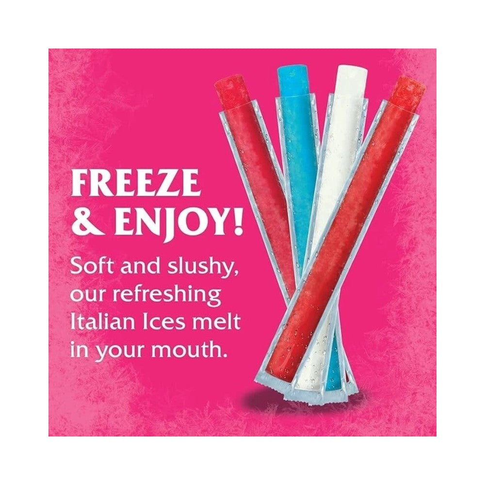 Wyler’s Italian Ices Berry & Cherry Mix Freeze & Serve Bars 10's