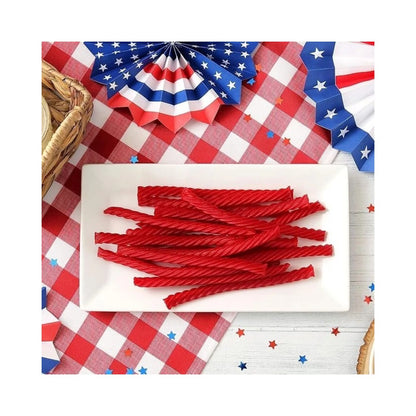Red Vines Twists Original Red Licorice Soft and Chewy Candy Jar 3.5lb (1.58kg)