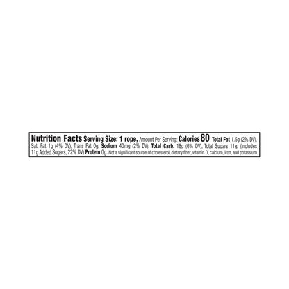 Laffy Taffy Cherry Rope Candy 0.81oz (22.9g) - Pack of 24