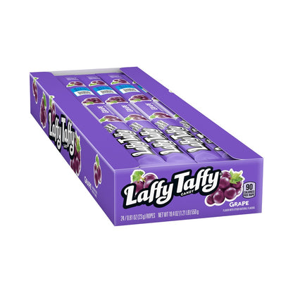 Laffy Taffy Grape Rope Candy 0.81oz (22.9g) - Pack of 24