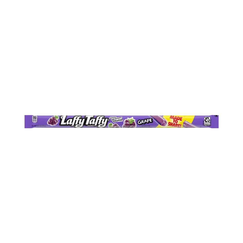 Laffy Taffy Grape Rope Candy 0.81oz (22.9g) - Pack of 24