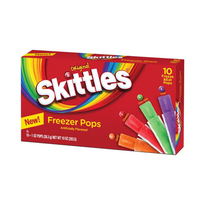 Skittles Original Freezer Pops Ice Bars 10's 10oz (283.5g)