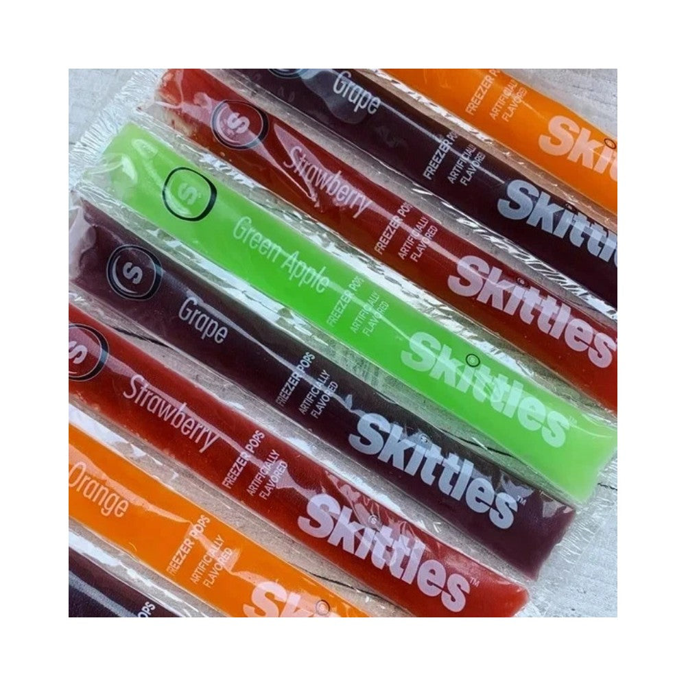 Skittles Original Freezer Pops Ice Bars 10's 10oz (283.5g)