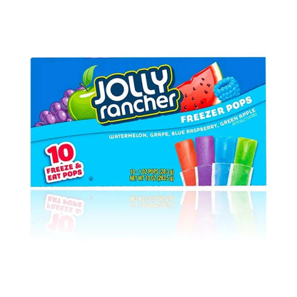 Jolly Rancher Freezer Pops Ice Bars 1oz (28.3g) - Pack of 10