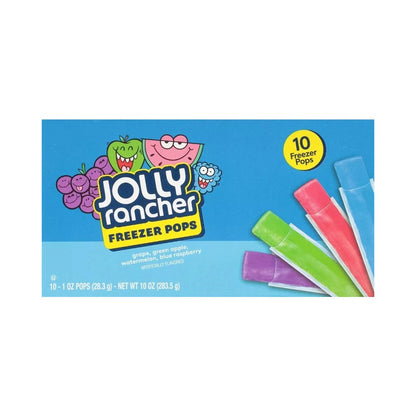 Jolly Rancher Freezer Pops Ice Bars 1oz (28.3g) - Pack of 10