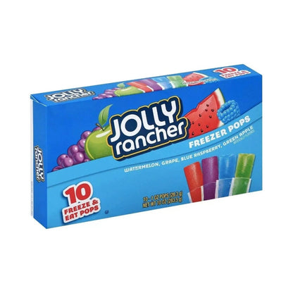 Jolly Rancher Freezer Pops Ice Bars 1oz (28.3g) - Pack of 10