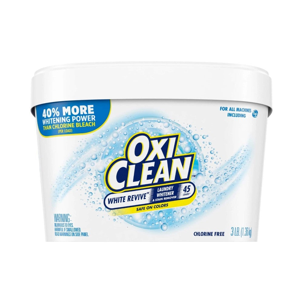 OxiClean White Revive Laundry Whitener & Stain Remover Powder 1.36kg - 45 Loads