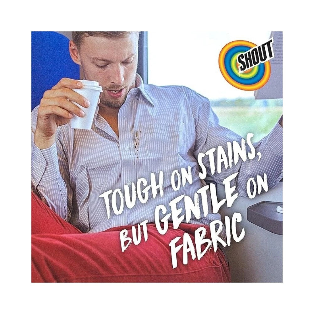 Shout Wipe & Go Instant Stain Remover Wipes 12ct