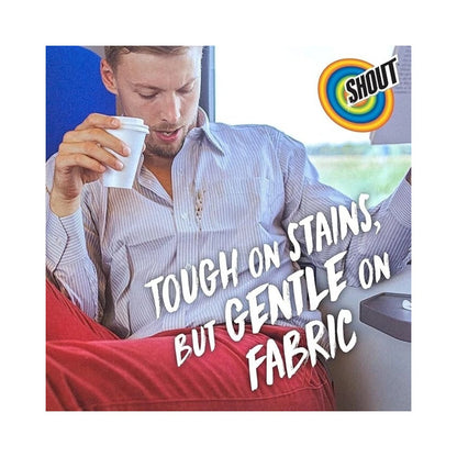 Shout Wipe & Go Instant Stain Remover Wipes 12ct