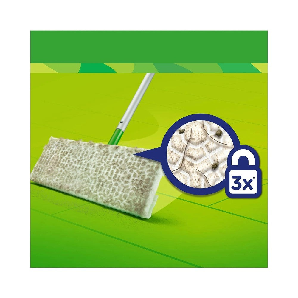 Swiffer Dry+Wet Kit - 1 Floor Mop + 8 Dry Cloths + 3 Wet Cloths