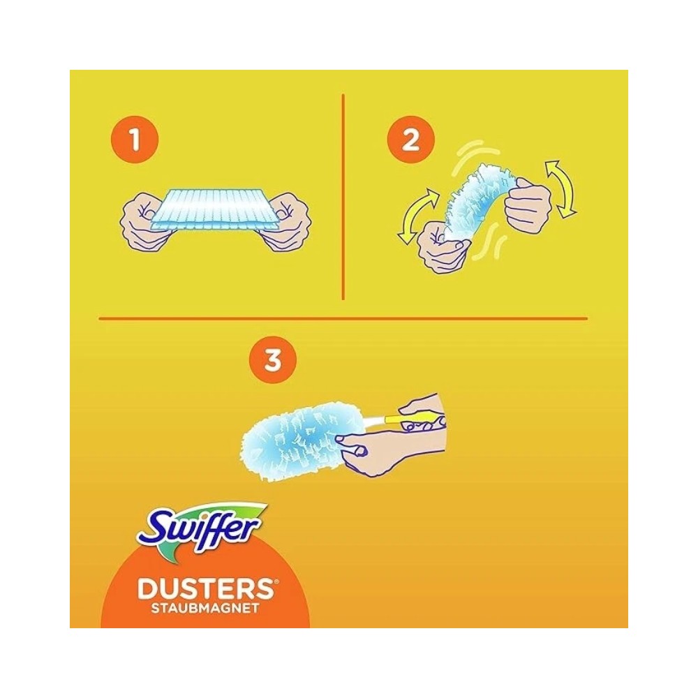 Swiffer Duster Kit with Febreze Scent - 3 Duster & 1 Handle