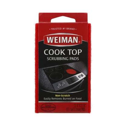 Weiman Cook Top Scrubbing Pads 3's