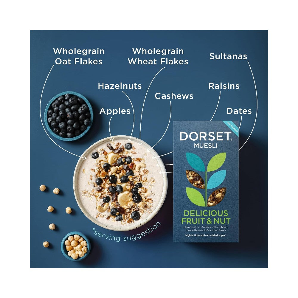 Dorset Delicious Fruit & Nut Muesli 500g