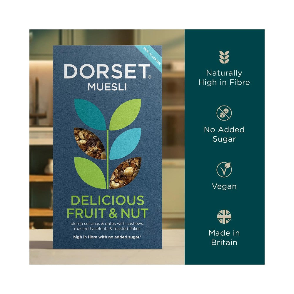 Dorset Delicious Fruit & Nut Muesli 500g