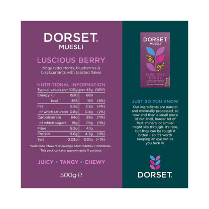 Dorset Cereals Luscious Berry Muesli 500g
