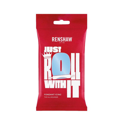 Renshaw Baby Blue Just Roll With It Fondant Icing 250g
