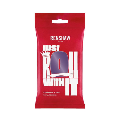 Renshaw Deep Purple Just Roll With It Fondant Icing 250g