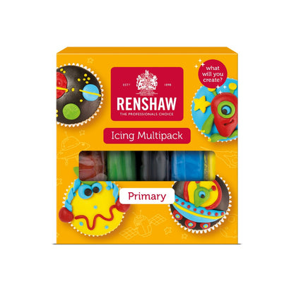 Renshaw Neon Multipack Fondant Icing 100g x 5