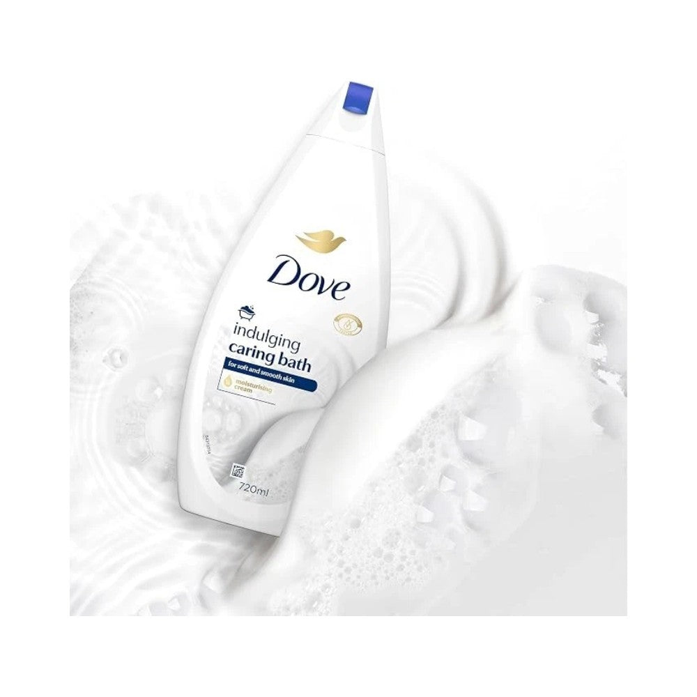 Dove Indulging Caring Bath Moisturising Cream Body Wash 720ml
