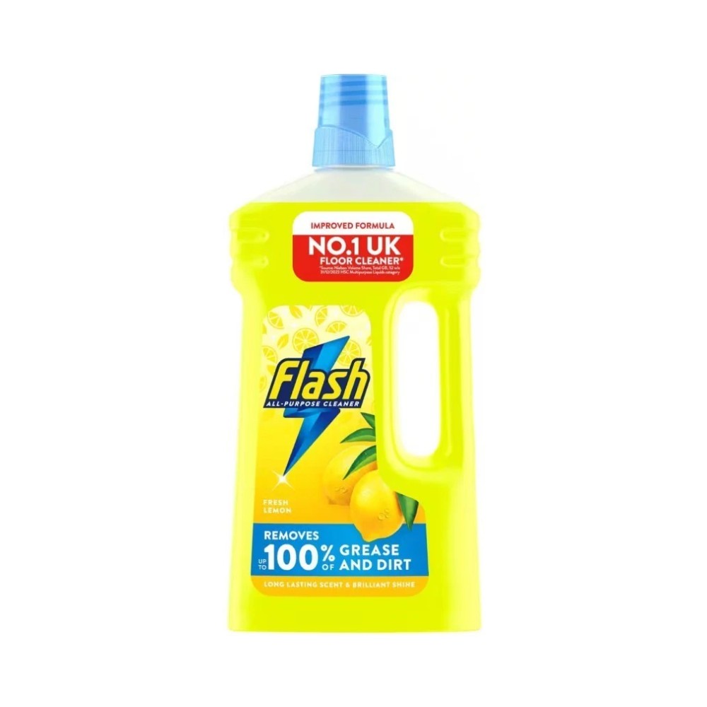 Flash All Purpose Liquid Cleaner Fresh Lemon 1L
