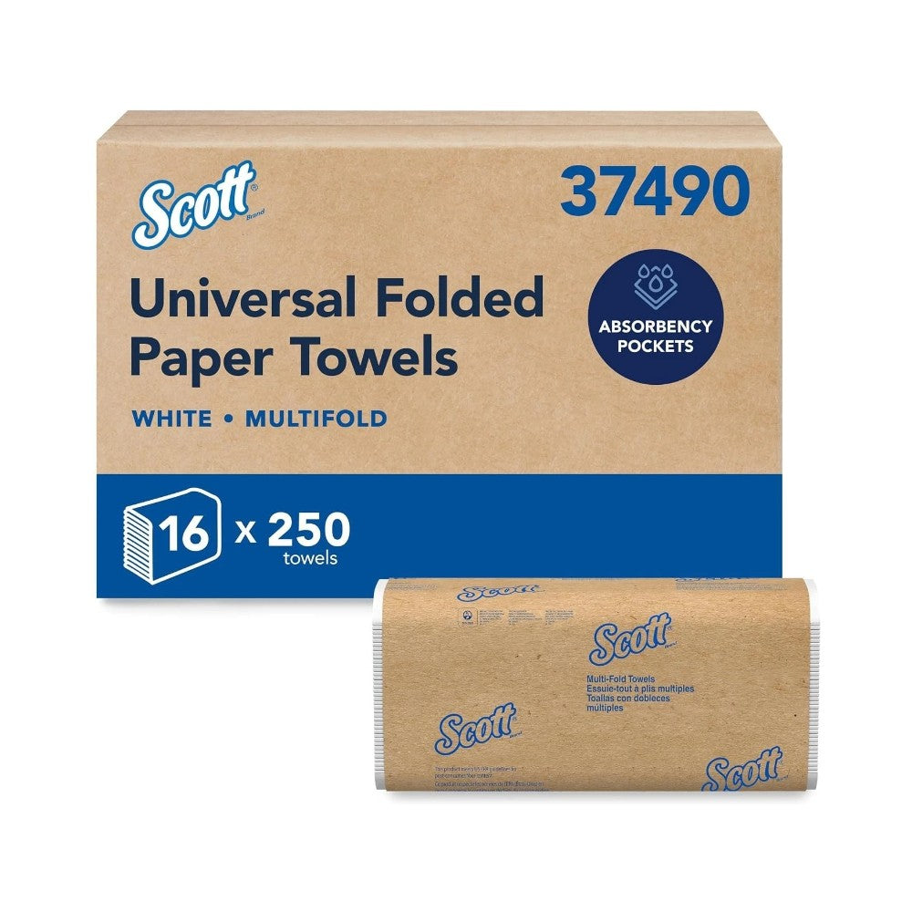Scott Multifold Z-Fold Paper Towels 250's - Pack of 16