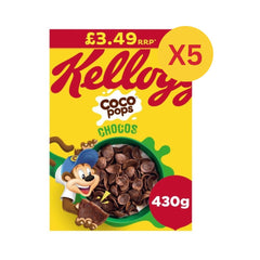 Kellogg's Coco Pops Chocos 430g - X5 Boxes