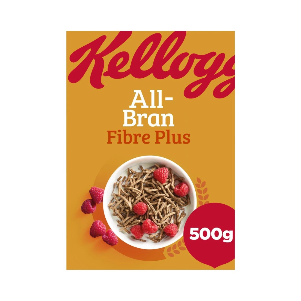 Kellogg's All Bran Fibre Plus Breakfast Cereal 500g