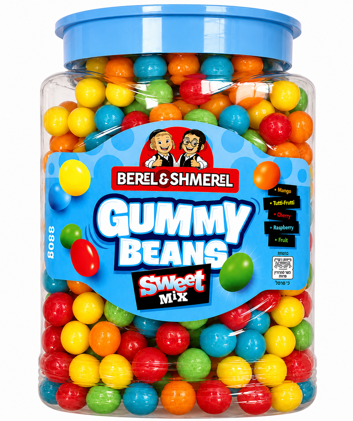 Berel & Shmerel Sour Mix Gummy Beans Candy 800g - Chinese Import