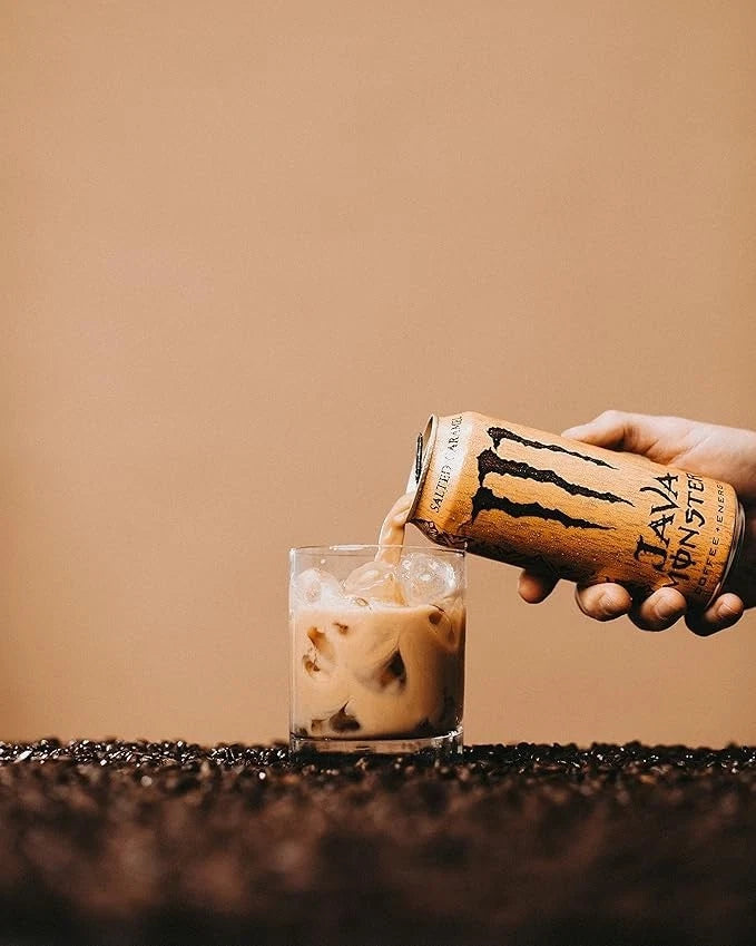 Monster Java Salted Caramel Coffee & Energy Drink Cans 444ml - Pack of 12