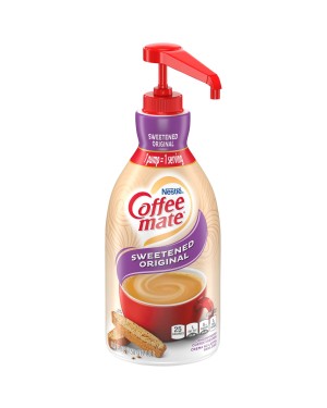 Nestle Coffee Mate Sweetened Original Pump Concentrate Liquid Creamer 50.7oz (1.5L)